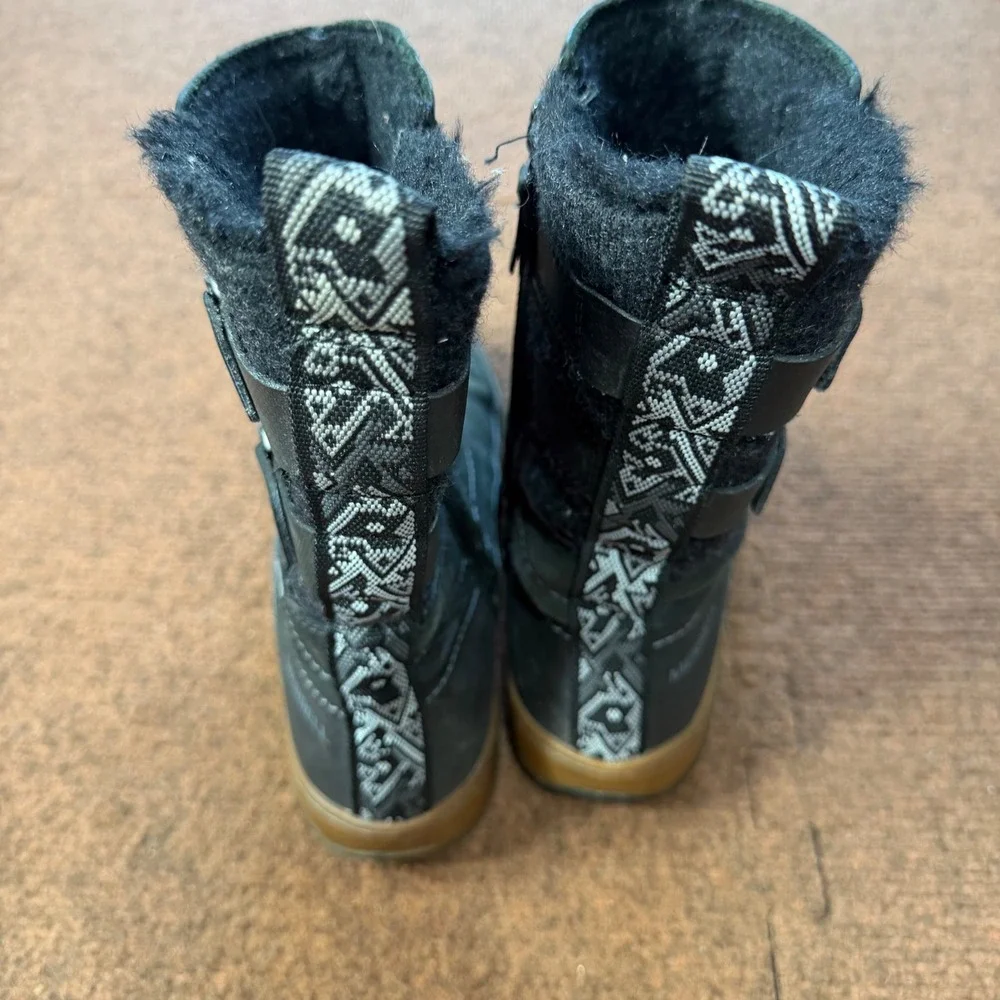 Merrell Decora Prelude Waterproof Winter Boots Black Leather Insulated J02090 7